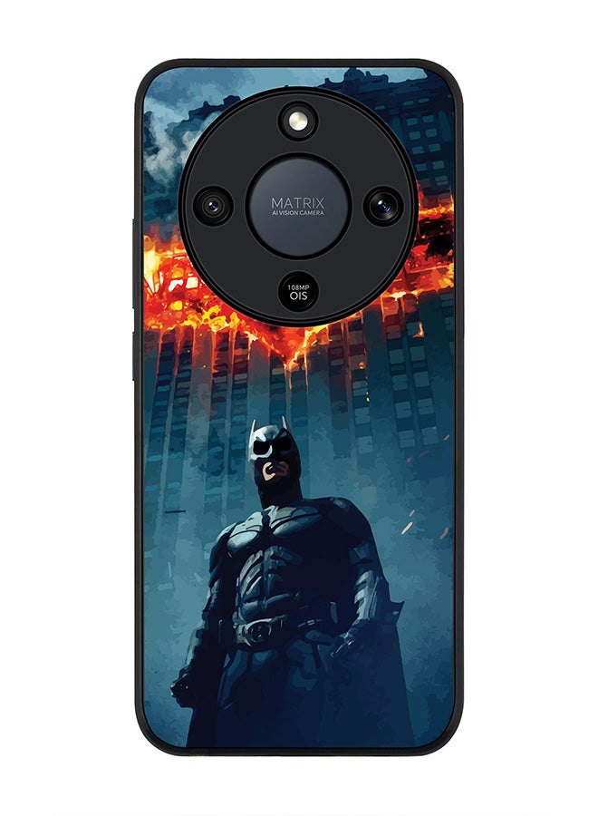 Stylizedd غطاء Honor X9d / Magic8 Lite / X70 ، حماية كاميرا نحيفة ، غطاء هاتف مضاد للصدمات - باتمان المحترق - Image 1